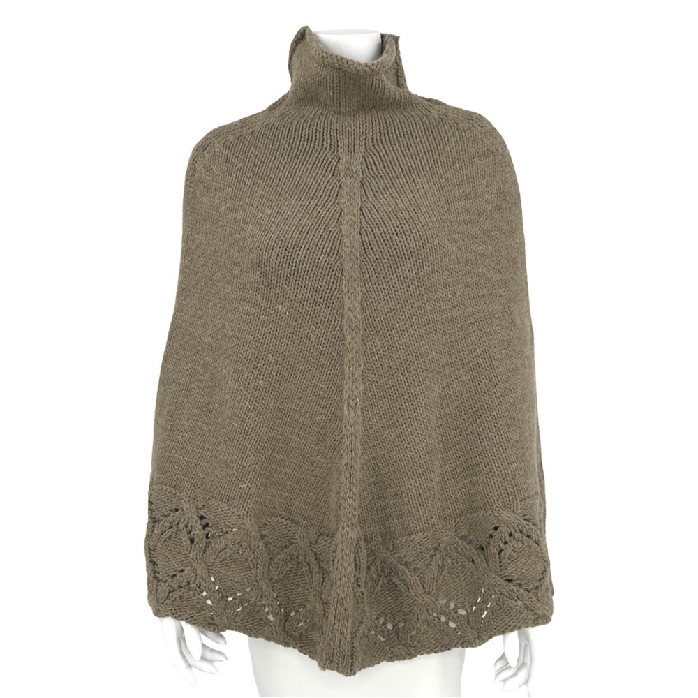 NWT Made in Italy Taupe Poncho
